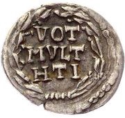 Siliqua - Justinian I VOT MVLT MTI; Constantinopolis, Byzantine states, 527-565 reverse image