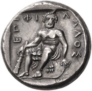Tetradrachm - Philados, Greece (ancient), 411 BC - 385 BC reverse image