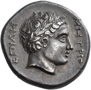 Tetradrachm - Demetrios, Greece (ancient), 336 BC - 311 BC reverse image
