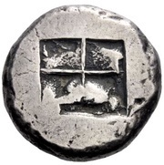Oktadrachm, Greece (ancient), 490 BC reverse image