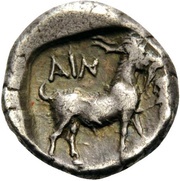 Diobol, Greece (ancient), 432 BC - 431 BC reverse image