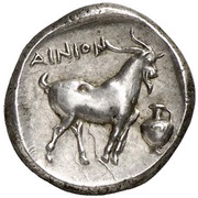 Tetrobol, Greece (ancient), 396 BC - 393 BC reverse image