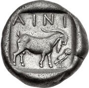 Tetradrachm, Greece (ancient), 459 BC - 457 BC reverse image