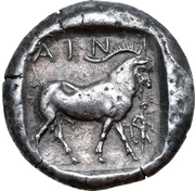 Tetradrachm, Greece (ancient), 415 BC - 410 BC reverse image