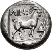 Tetradrachm, Greece (ancient), 410 BC - 408 BC reverse image