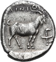 Tetradrachm, Greece (ancient), 400 BC - 370 BC reverse image