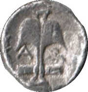 Diobol, Greece (ancient), 400 BC - 300 BC reverse image