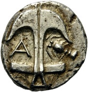 Drachm, Greece (ancient), 450 BC - 400 BC reverse image