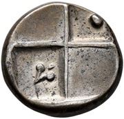 Hemidrachm, Greece (ancient), 386 BC - 338 BC reverse image