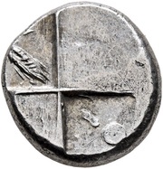 Hemidrachm, Greece (ancient), 386 BC - 338 BC reverse image