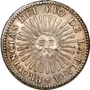8 Reales Provincias del Rio de la Plata obverse image