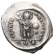 Miliarense - Justinian I GLORIA ROMANORVM; Constantinopolis; Bust Left, Byzantine states, 527-565 reverse image