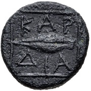 Æ12, Greece (ancient), 357 BC - 309 BC reverse image