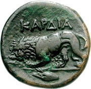 Æ20, Greece (ancient), 350 BC - 309 BC reverse image