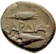 Æ11, Greece (ancient), 350 BC - 309 BC reverse image