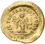 Tremissis - Anastasius I Dicorus VICTORIA AVGVSTORVM; Constantinopolis reverse image