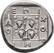 Stater Choregos, Greece (ancient), 386 BC - 347 BC reverse image