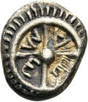 Obol, Greece (ancient), 400 BC - 300 BC reverse image