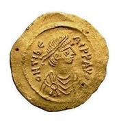 Tremissis - Mauricius Tiberius obverse image
