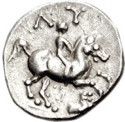 Tetrobol - Lysimachos Amphipolis, Greece (ancient), 306 BC - 301 BC reverse image