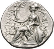 Drachm - Lysimachus, Greece (ancient), 323 BC - 281 BC reverse image