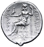 Drachm - Lysimachos type of Alexander the Great, Greece (ancient), 301 BC - 297 BC reverse image