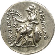 Tetradrachm - Lysimachus, Greece (ancient), 306 BC - 280 BC reverse image