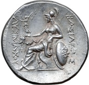 Tetradrachm - Lysimachos Lydia, Greece (ancient), 305 BC - 281 BC reverse image