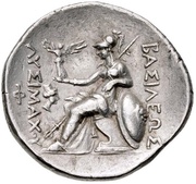 Tetradrachm - Lysimachos Smyrna, Greece (ancient), 305 BC - 281 BC reverse image