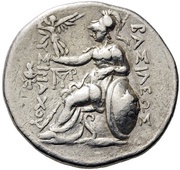 Tetradrachm - Lysimachos Magnesia, Greece (ancient), 305 BC - 281 BC reverse image