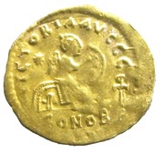 Semissis - Justinian I, Byzantine states, 527-565 reverse image