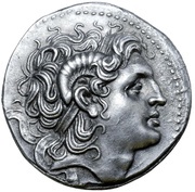 Tetradrachm - Lysimachos Lysimacheia obverse image