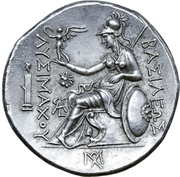 Tetradrachm - Lysimachos Lysimacheia, Greece (ancient), 297 BC - 281 BC reverse image