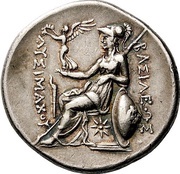 Tetradrachm - Lysimachos Lampsakos, Greece (ancient), 297 BC - 281 BC reverse image