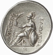 Tetradrachm - Lysimachos Pergamon, Greece (ancient), 287 BC - 281 BC reverse image