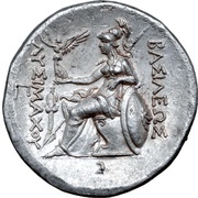 Tetradrachm - Lysimachos Pergamon, Greece (ancient), 287 BC - 282 BC reverse image