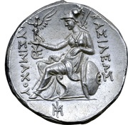 Tetradrachm - Lysimachos Lysimacheia, Greece (ancient), 281 BC reverse image