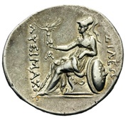 Tetradrachm - Lysimachos Byzantion, Greece (ancient), 281 BC - 235 BC reverse image