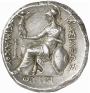 Tetradrachm - Lysimachos Ainos, Greece (ancient), 280 BC reverse image