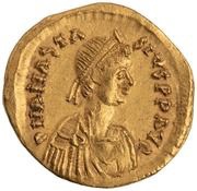 Aureus - Anastasius I Dicorus VICTORIA AVGVSTORVM; Constantinopolis obverse image