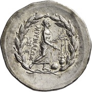 Tetradrachm, Greece (ancient), 155 BC - 145 BC reverse image