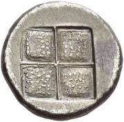 Hemidrachm, Greece (ancient), 500 BC - 475 BC reverse image