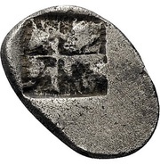 Triobol, Greece (ancient), 500 BC - 480 BC reverse image