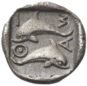Tritetartemorion, Greece (ancient), 412 BC - 404 BC reverse image