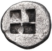 Obol, Greece (ancient), 500 BC - 480 BC reverse image