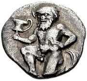 Trihemiobol obverse image