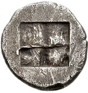 Diobol, Greece (ancient), 500 BC - 463 BC reverse image