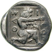 Drachm, Greece (ancient), 411 BC - 350 BC reverse image