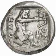 Tetradrachm, Greece (ancient), 411 BC - 340 BC reverse image