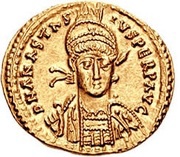 Solidus - Anastasius I Dicorus VICTORIA AVGGG; Thessalonica obverse image